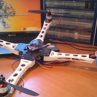 Small IX400 Quadcopter Body arms only 3D Printing 153835