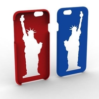 Small iPhone 6 / 6s  Statue of Liberty Phone Case 3D Printing 153873