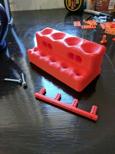 Screwdriver holder for pegboard 3D Print 154046