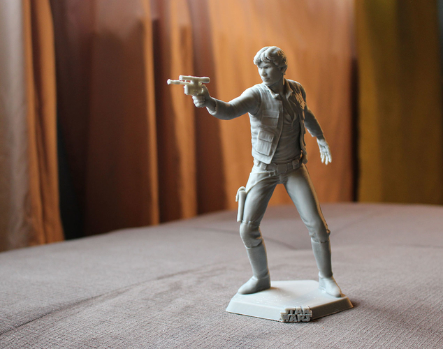 han solo 3D Print 154095 han solo 3D Print 154095