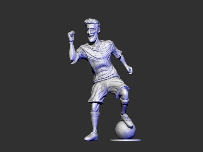 soccer guy 3D Print 154138 soccer guy 3D Print 154138