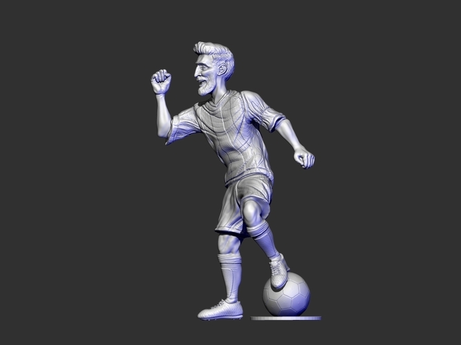 soccer guy 3D Print 154139 soccer guy 3D Print 154139