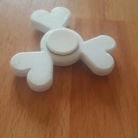 Small Heart fitget spinner.  3D Printing 154314