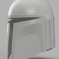 Small Death Watch Mandalorian Helmet Star Wars 3D Printing 154322