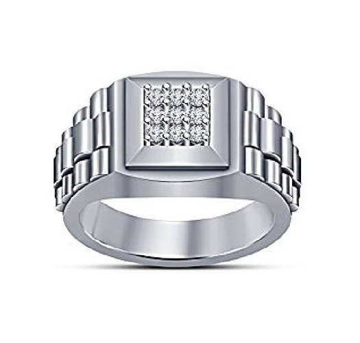 Jewelry 3D CAD Model For Gents Ring In STL Format 3D Print 154434