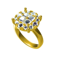 Small Attractive Womens Ring 3D CAD Model In STL Fromat 3D Printing 154616