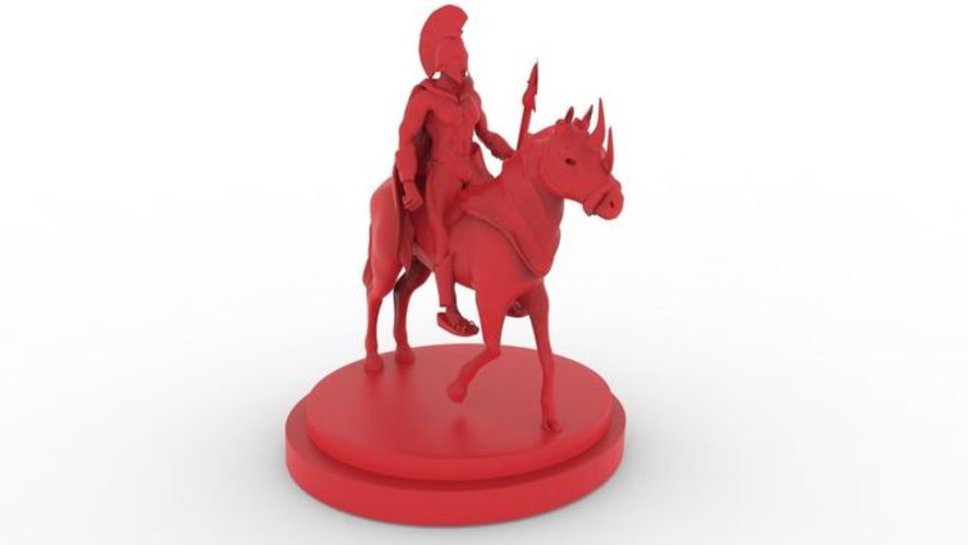 Spartan Warrior 3D Print 15464