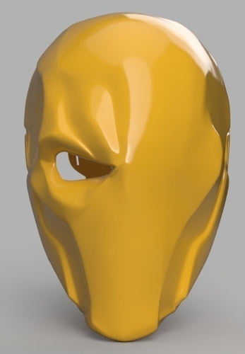 Deathstroke mask Arkham Origins with Back Piece 3D Print 154840