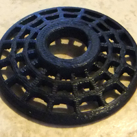 Small Spider Web Nipple Ring Shield 3D Printing 154912