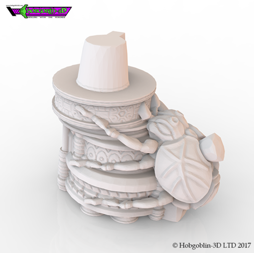 HG3D Totem of Six - 28mm 3D Print 155317 HG3D Totem of Six - 28mm 3D Print 155317