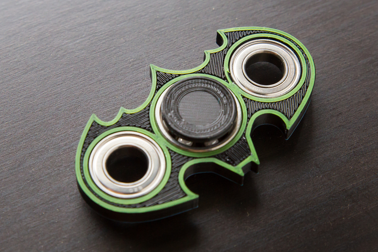 Batman fidget spinner 3D Print 155464 Batman fidget spinner 3D Print 155464
