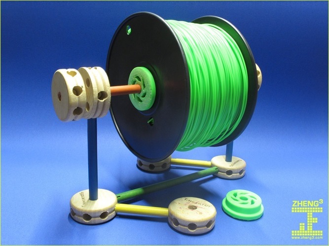 Zheng3 Tinkeriffic 40mm Spool Spindle 3D Print 15570