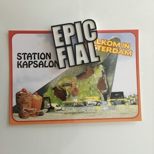 EPIC FAIL FIAL fridge magnet  3D Print 155809
