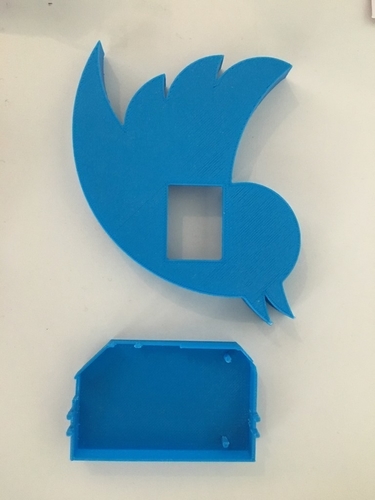 Onion Twitter Badge 3D Print 155886