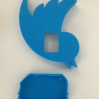 Small Onion Twitter Badge 3D Printing 155886