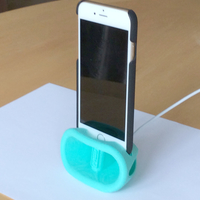 Small iPhone 6 and above  Passive Amplified Dock and Stand 3D Printing 156091