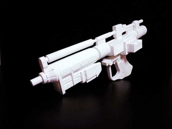 BAW E5 Blaster Rifle 3D Print 156140 BAW E5 Blaster Rifle 3D Print 156140