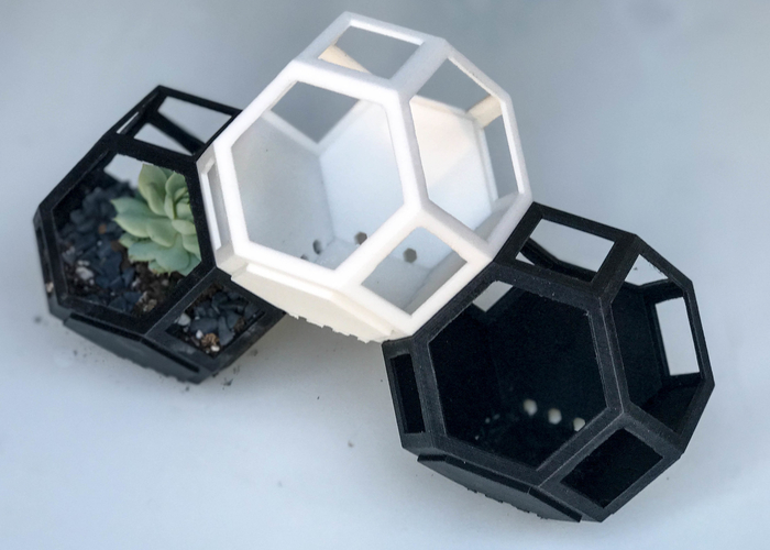 Plantygon - Modular Geometric Stacking Planter 3D Print 156406