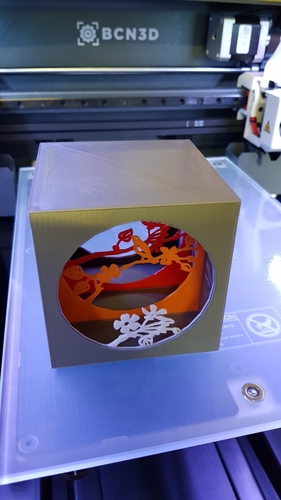 Shadow box with bird 3D Print 156418