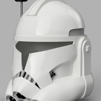 Small Captain Rex's Helmet Phase 2 (Star Wars) 3D Printing 156464