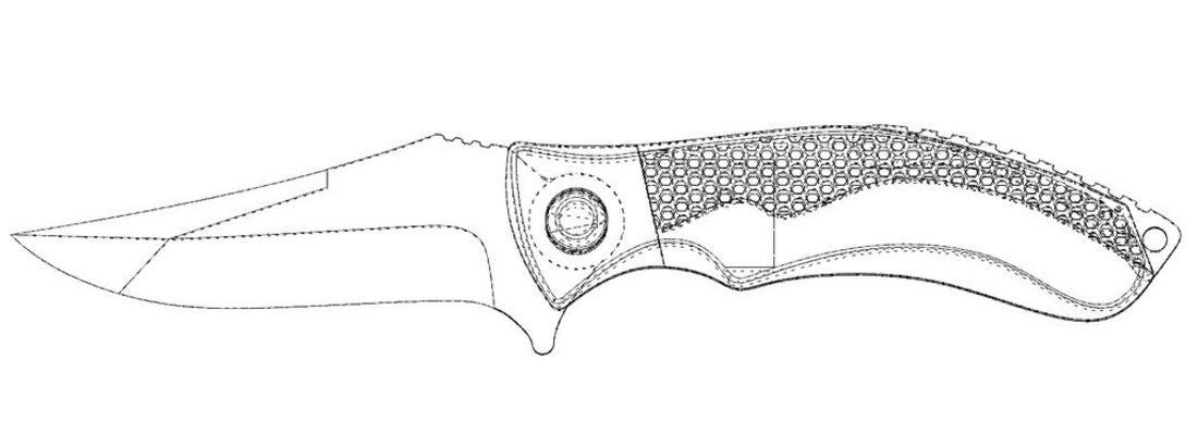 Knife by C3D (Mtech replica) 3D Print 156491 Knife by C3D (Mtech replica) 3D Print 156491