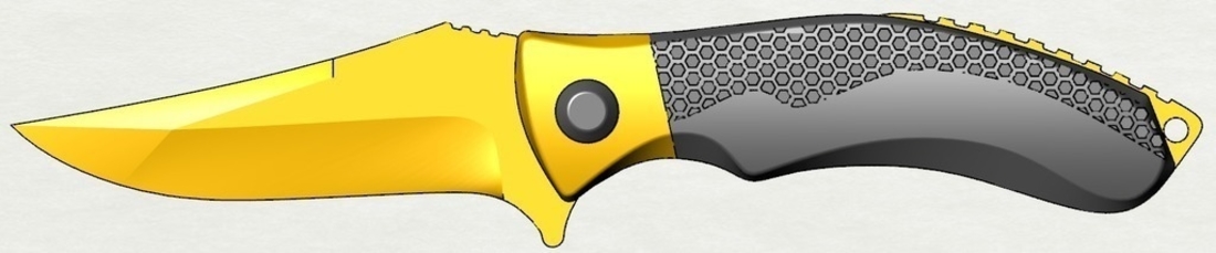 Knife by C3D (Mtech replica) 3D Print 156492 Knife by C3D (Mtech replica) 3D Print 156492