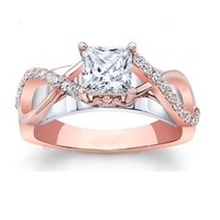 Small Jewelry 3D CAD Model Of Engagement Ring 3D Printing 156581