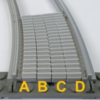 Lego Train curved Rack - Thumbnail 5
