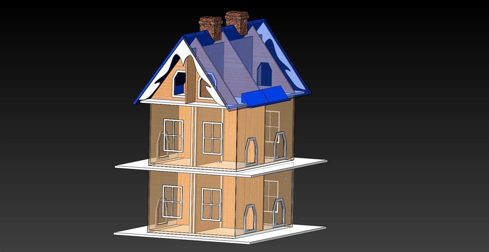 Bird House with 12 Apartments 3D Print 156652