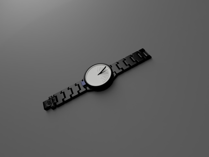 Mechanical Sun Dial Watch 3D Print 156747