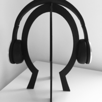 Small headphone head shape stand 3D Printing 156862