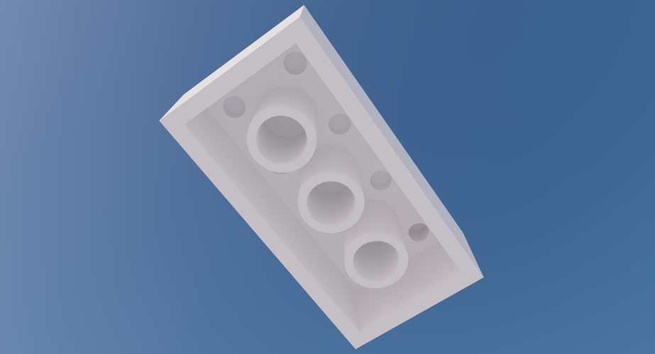 LEGO Brick-2X4-L 3D Print 156864 LEGO Brick-2X4-L 3D Print 156864