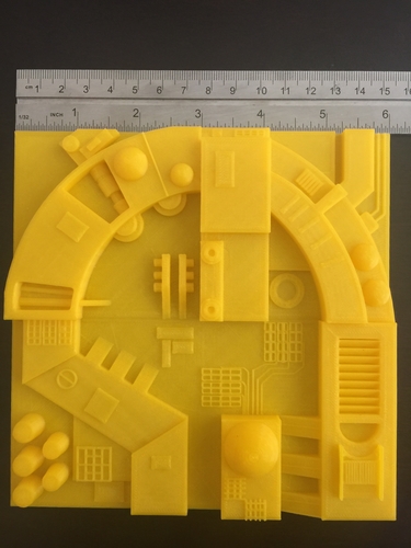 Death Star Surface Tiles 3D Print 156910 Death Star Surface Tiles 3D Print 156910