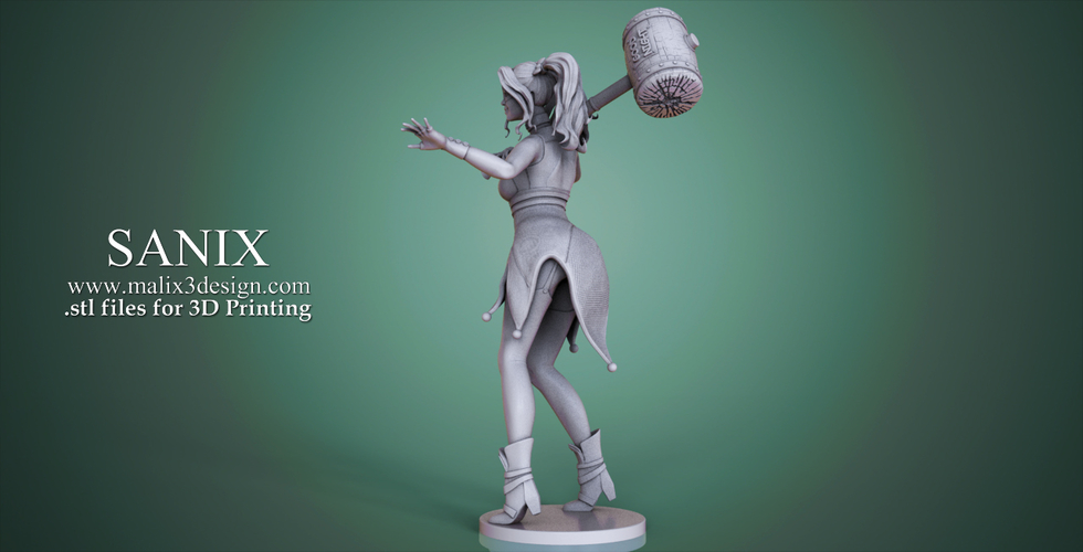 Harley Quinn - 3D Model for 3D Printing 3D Print 157006 Harley Quinn - 3D Model for 3D Printing 3D Print 157006