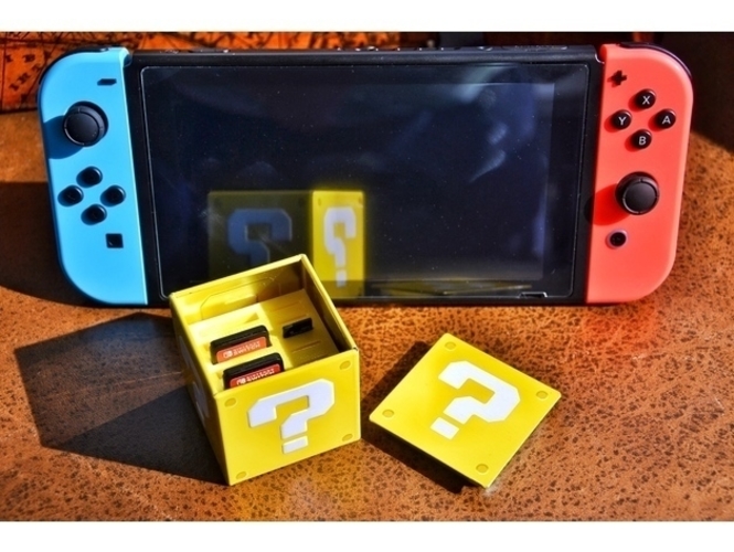 Nintendo Switch Cartridges and Micro SD holder 3D Print 157319