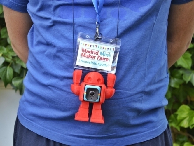 Maker Faire Robot Polaroid Cube 3D Print 157354