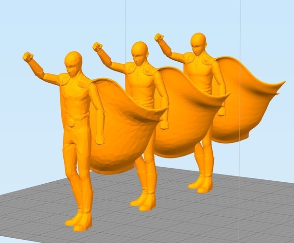 Saitama! ONE PUNCH MAN ! Full body 3 resolutions 3D Print 157368