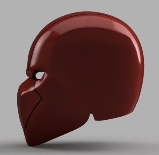 Red Hood Helmet Version 2 3D Print 157523