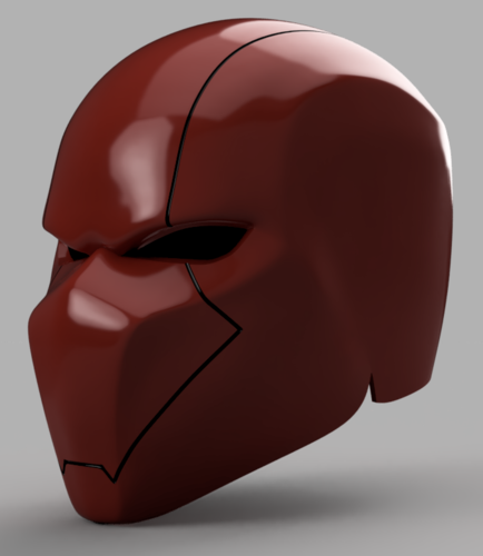Red Hood Helmet Version 2 3D Print 157524