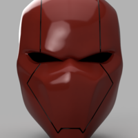 Small Red Hood Helmet Version 2 3D Printing 157525