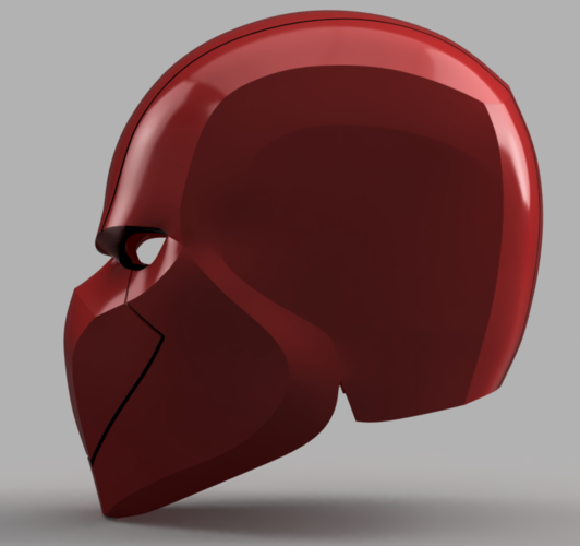 Red Hood Helmet Batman Version 3  3D Print 157538