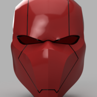 Small Red Hood Helmet Batman Version 3  3D Printing 157539