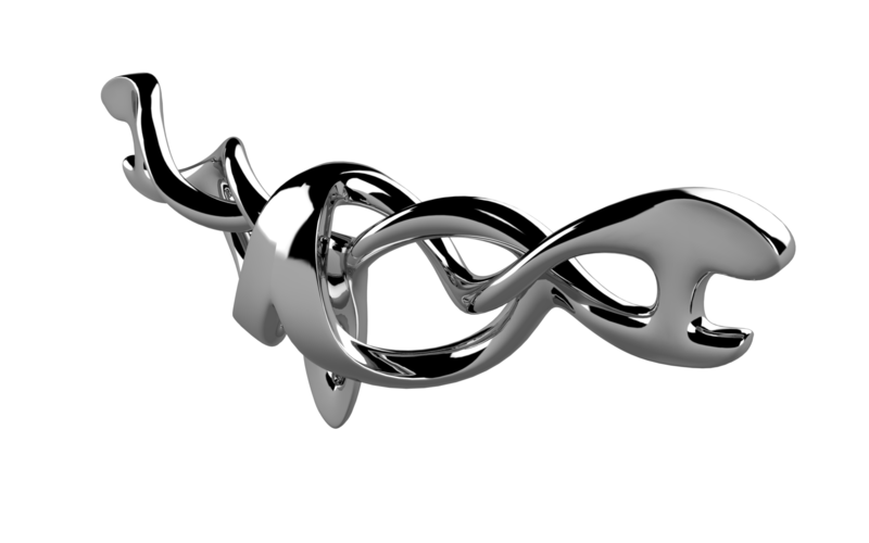 Helix necklace 3D Print 157568 Helix necklace 3D Print 157568