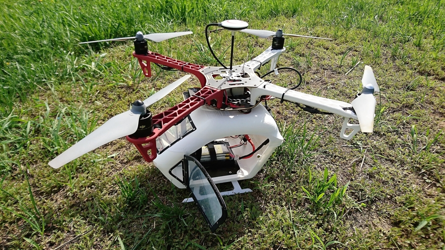 Quadcopter FutureCopter Kabine 3D Print 157836