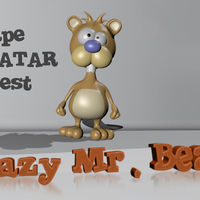 Small Crazy Mr. Beaver - Avatar 3D Printing 157932