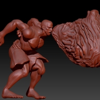 Small SF - Dhalsim -Floating and You Got Flame pose - Flame incl. 3D Printing 157973