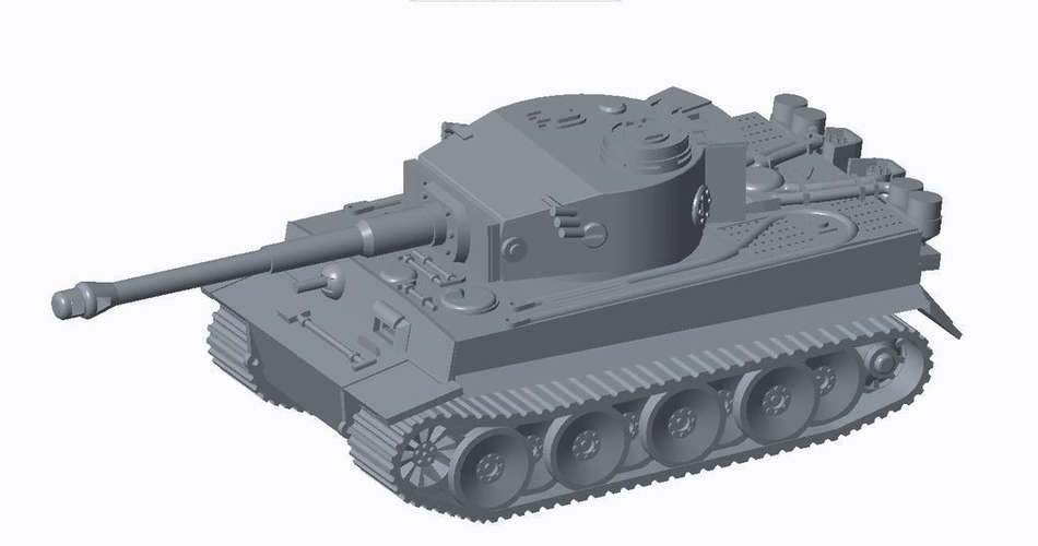 Tiger Tank Pack  3D Print 158265