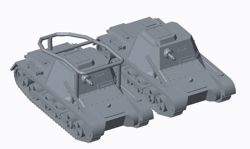 Panzer I Pack  3D Print 158311