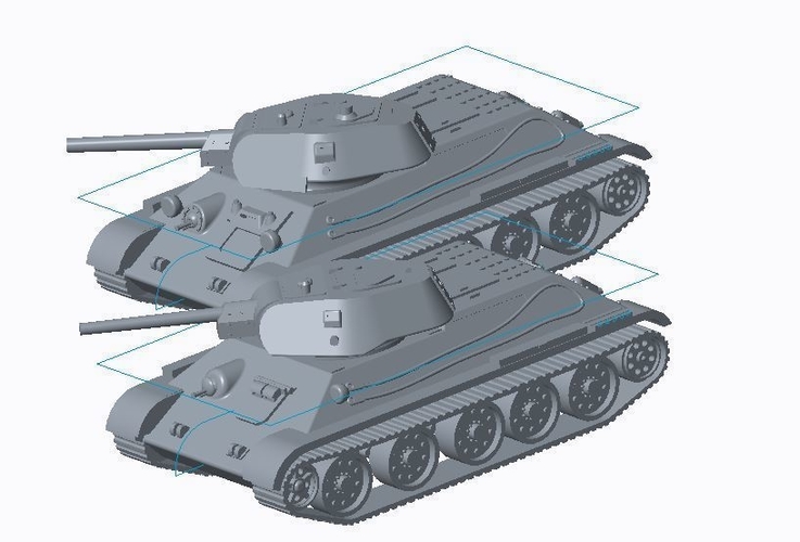 T-34/76 Tank Pack (Revised) 3D Print 158328