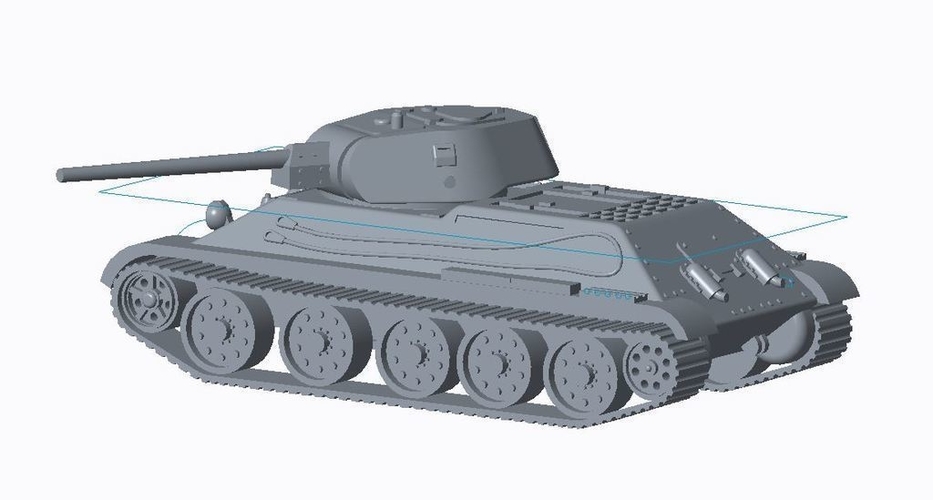 T-34/76 Tank Pack (Revised) 3D Print 158329